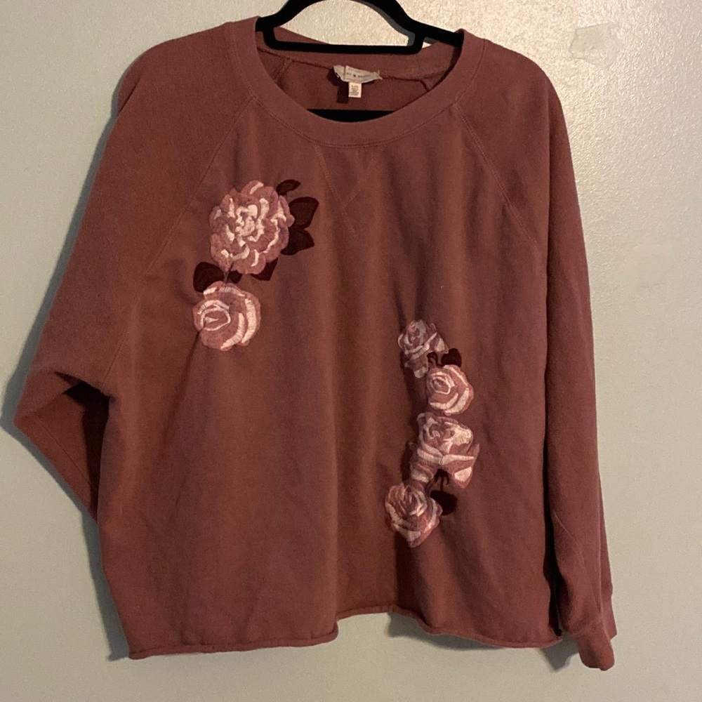 Lucky Brand sweatshirt violet colored